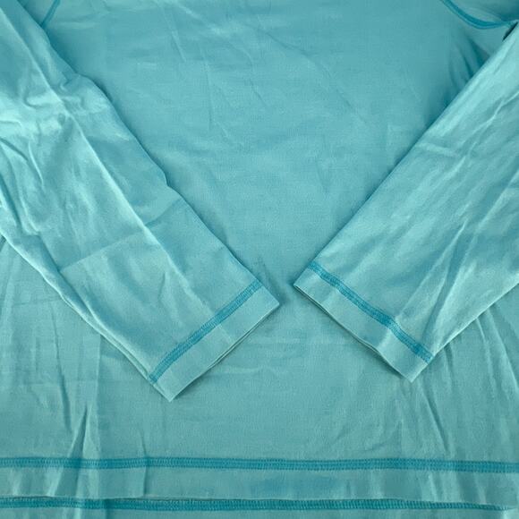 Ocean & Coast Long Sleeve Lightweight Blue Sweatshirt Size Large 100% Cotton - Picture 8 of 15